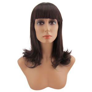 Vendeur <span class=keywords><strong>de</strong></span> perruques en dentelle complète crépus bouclés mode Afro beauté chaude <span class=keywords><strong>cheveux</strong></span> synthétiques pas cher perruques courtes <span class=keywords><strong>coupe</strong></span> lutin avec franges pour les femmes noires - Product Image 3