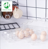 Boîte en plastique PET transparente pour oeufs et oeufs de canard