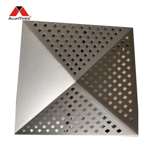 Panneaux de façade en aluminium décoratifs de conception perforée 3D moderne revêtement extérieur imperméable de mur rideau <span class=keywords><strong>pour</strong></span> des applications de centre commercial - Product Image 5