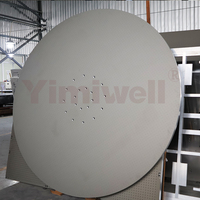 Table à vide industrielle ronde robuste, plateforme circulaire alvéolée à haute planéité