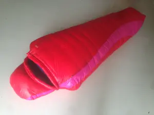 Sırt çantası uyku tulumu 32-0 Ultralight 800 dolgu gücü aşağı uyku tulumu soğuk hava, hafif mumya uyku tulumu