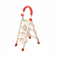 Escabeau, échelle pliante domestique, échelle renforcée à 5 marches, échelle en forme de corps humain, petite échelle, échelle d'escalade intérieure