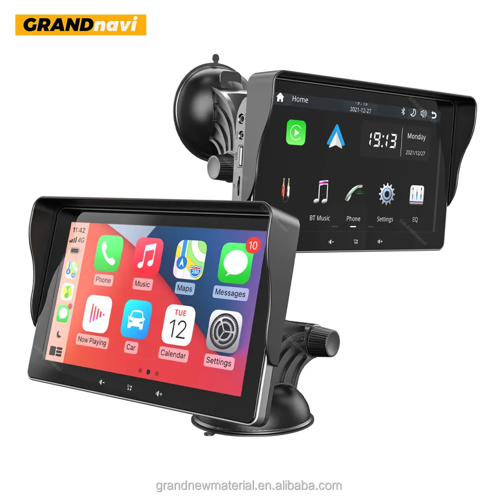 GRANDnavi7 Inch Car System Touch Screen Portable Navigation Obd Carplay For pioneer alpine car audio Marine stereo