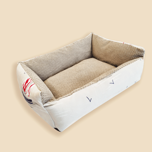 Venta al por mayor de lujo de estilo clásico, cama rectangular para mascotas, nido de perro a prueba de arañazos, gran oferta, forma cuadrada para dormir - Product Image 1