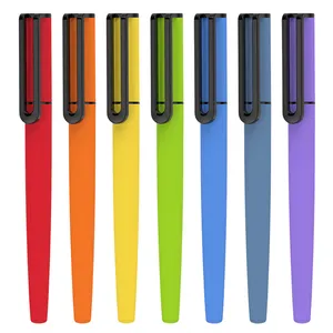 Capping Pen Großhandel Überzug Gel Pen Custom Briefpapier Business Retro Form Bunte Gel stifte ganz