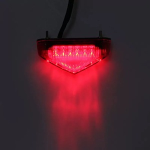 Luz Trasera LED Modificada para Motocicletas, Luz de Freno para Vehículos Todoterreno con Luz de Señal de Advertencia, Producto para Sistemas de Carrocería - Product Image 4