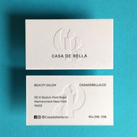 Cartes de visite personnalisées en relief pour petites entreprises, papier cartonné, impression numérique, service de conception rapide