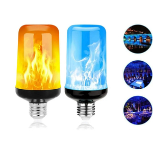 Flame Light Bulb E27 Christmas Decor <strong>Led</strong> Flickering <strong>Fire</strong> Simulated Lamps 3W <strong>Fire</strong> Lights for Indoor Outdoor Garden Holiday Decor - Product Image 2