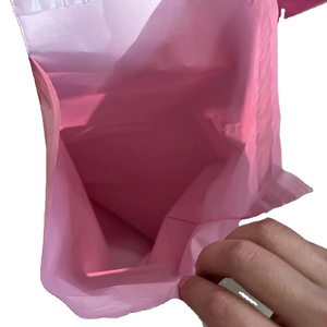 Precio de fábrica al por mayor, MOQ bajo, entrega rápida, correo especial, venta al por mayor, impermeable, color rosa, bolsa de embalaje de plástico exprés - Product Image 1
