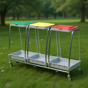 Carrello Porta Borse Triplo Cromato 580 Tr Utility Cart - Product Image 3
