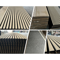 Vente en gros personnalisée à prix compétitif Akupanel, panneau acoustique moderne pour salon, en bois écologique, placage de bois MDF recouvert de PET