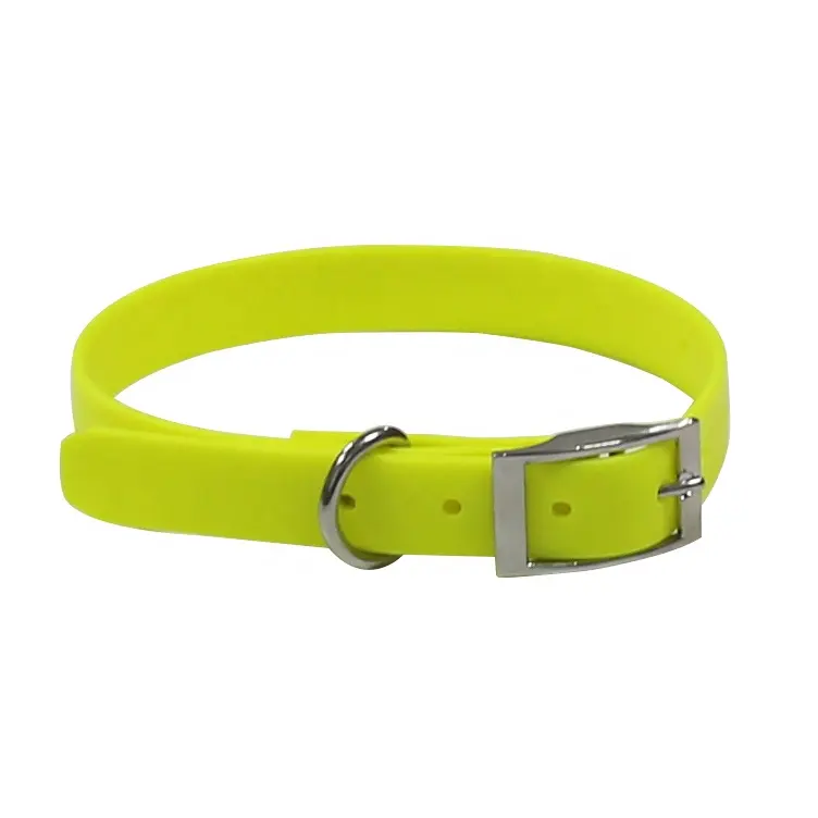 Eco friendly Plastic Personalized Fluorescent Dog Collars for sale