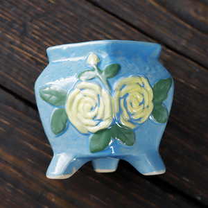 Maceta Creativa para Suculentas Pintada <span class=keywords><strong>a</strong></span> <span class=keywords><strong>Mano</strong></span> de Estilo Coreano, Decoración Transpirable para el Hogar, Mini Maceta de Cerámica - Product Image 6