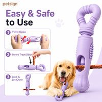 Jouet à mâcher pour chien, accessoires pour animaux de compagnie, Bully Grip, dispositif de sécurité anti-étouffement, support pour bâton à mâcher pour chiens Petsign