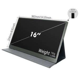 Sibolan 16 pouces Ultra-mince IPS <span class=keywords><strong>écran</strong></span> moniteur de jeu 1080P Portable USB C HD <span class=keywords><strong>ordinateur</strong></span> portable téléphone <span class=keywords><strong>Mac</strong></span> PS5 avec haut-parleur <span class=keywords><strong>écran</strong></span> LCD - Product Image 6