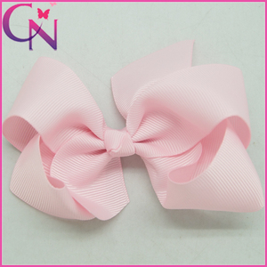 CN 4 pulgadas <span class=keywords><strong>Jojo</strong></span> Siwa lazos para el cabello pinzas para el cabello hechas a mano para niñas pequeñas cinta de grogrén pinza para el cabello - Product Image 6