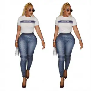 2024 elegante plus size roupas esportivas moda acessórios feminino conjunto de duas peças sexy conjuntos de roupas simples terno de suor