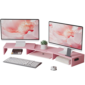 Wooden <b>Computer</b> Monitor Riser Laptop Desktop Stand for <b>Desk</b> - Product Image 3