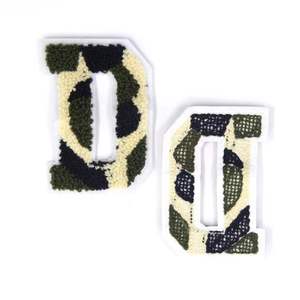 26 <span class=keywords><strong>letras</strong></span> camuflaje toalla bordado procesamiento ropa bolsa decoración bordado parche goma tela pasta - Product Image 3