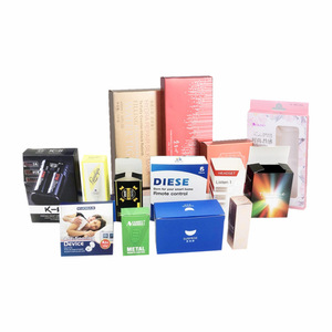 Boîte d'emballage en carton personnalisée Hengda pour gobelets, carton blanc, fond à clipser, couvercle, boîte couleur, design OEM - Product Image 2