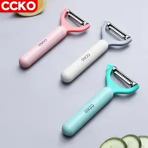 Pink Restaurant Home And Kitchen Gadgets Accessories Fruit & Vegetable Tools Plastic Peeling Knife Carrot Potato Apple Peeler