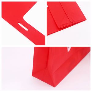Sacs de courses non tissés en PP personnalisables, très demandés, imperméables, avec motif géométrique, revêtement filmé 80g, ouverture supérieure, couleur et taille au choix - Product Image 4