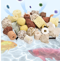 Support filtrant céramique poreux Nano Infrarouge Lointain pour aquarium, média bio pour la purification de l'eau des aquariums marins
