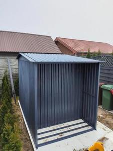 <span class=keywords><strong>Abri</strong></span> de jardin en métal avec bûcher 300*180*200cm Anthracite grand - Product Image 6