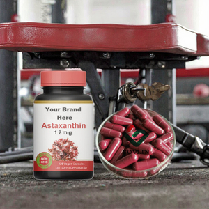 Capsules d'astaxanthine naturelle, améliorent l'immunité, complément nutritionnel, dose de 500 mg, 60 capsules/flacon - Product Image 2