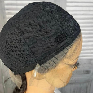 Parrucche Sintetiche Intrecciate per Donne di Colore, 36 Pollici, <span class=keywords><strong>Parrucca</strong></span> con 2 <span class=keywords><strong>Trecce</strong></span> e Capelli di Bambino, <span class=keywords><strong>Parrucca</strong></span> Frontale in Pizzo - Product Image 3