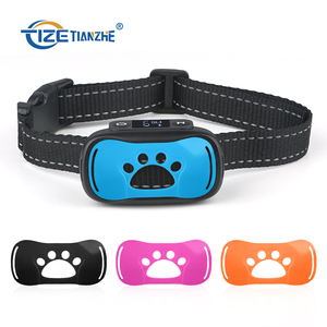 Yqtize — <span class=keywords><strong>collier</strong></span> en écorce électrique, double motorisation, rechargeable par USB, avec écran numérique LED - Product Image 2