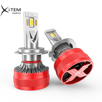 Ampoule de phare LED à commande vocale 3000k 6000k 4300k H1 H4 H7 H11 9005 9006 9012 Ampoule de phare antibrouillard Canbus 150w Haute puissance Lumière de voiture