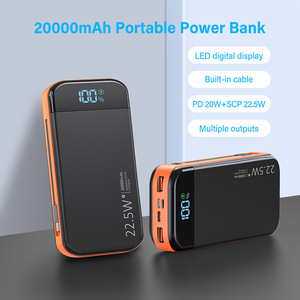 <span class=keywords><strong>พา</strong></span><span class=keywords><strong>ว</strong></span><span class=keywords><strong>เวอร์</strong></span><span class=keywords><strong>แบงค์</strong></span> 20000mAh 22.5W ชาร์จเร็<span class=keywords><strong>ว</strong></span> พร้อมหน้าจอดิจิตอลและสายชาร์จในตัวสำหรับอุปกรณ์มือถือ - Product Image 2