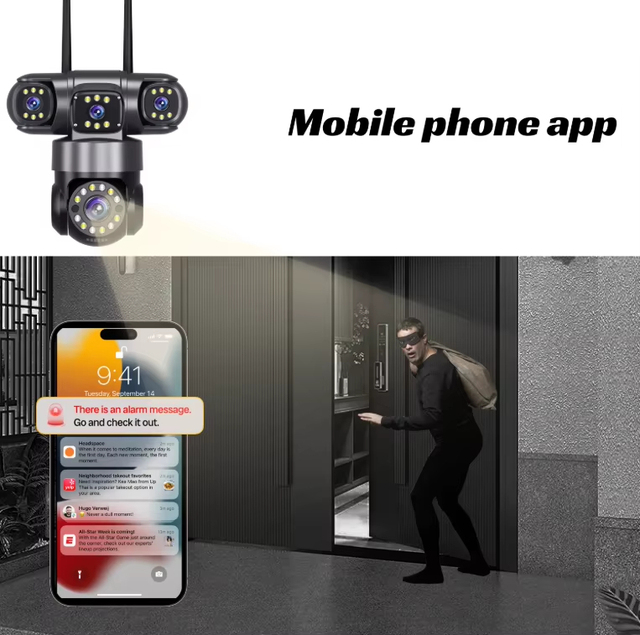 Dual pen Hidden Wireless Truck Surveillance 12mp Powered Inside car Wall V380 pro WiFi Camera