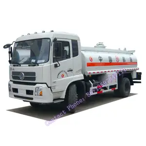 Bán nóng dongfeng 4x2 15cbm Giao hàng nhiên liệu xe tải vận chuyển dầu xe tải với Dispenser tiếp nhiên liệu