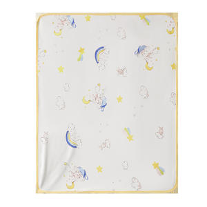 Protector de colchón impermeable de algodón puro para bebés, protector de colchón de tamaño completo para el cuidado infantil, October Crystal - Product Image 2