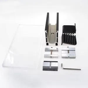 Modern aluminum extrusion profiles for furniture Railings for Balcony Aluminum Decking railing windows and doors, curtain walls