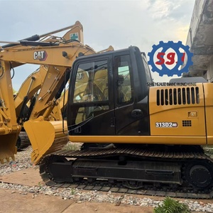 Original Caterpillar Excavator CAT313GC CAT313D2, 13 Ton <b>Small</b> Crawler Digger Spot Stock for Sale - Product Image 1