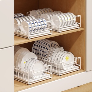 Escurridor de Platos de Cocina de Acero Inoxidable, Impermeable, de Doble Nivel, Sin Instalación, Soporte de Almacenamiento No Plegable - Product Image 1