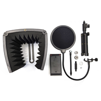 Microphone portatif avec bouclier d'isolation, pour microphone de studio