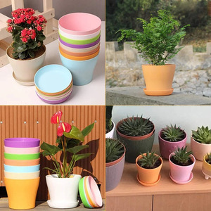 Pot de pépinière en plastique coloré, forme classique, pour plantes, fleurs et succulentes, idéal pour les centres commerciaux – Prix usine - Product Image 5