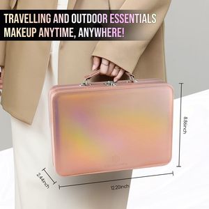 <span class=keywords><strong>Train</strong></span> trường hợp du lịch trang điểm Kit Bộ quà tặng đầy đủ mỹ phẩm với trang điểm cho người mới bắt đầu - Product Image 2