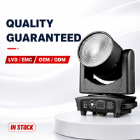 Lampe de scène mobile à zoom LED RGBW 4-en-1 DMX512 200W à design spécial avec fonction maître-esclave pour événements et fêtes