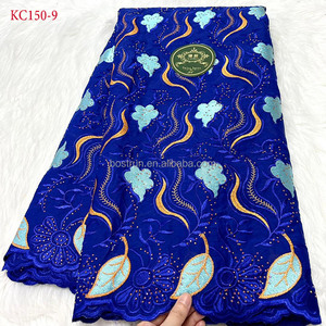 KC150 สวิสVoileลูกไม้สวิส 2454 Lafaya Kaceดูไบแอฟริกันผ้าผู้หญิงชุดเนื้อเยื่อผ้าฝ้าย 100% ปักลูกไม้ - Product Image 2