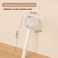 3-in-1 multifunctionele schilmes met opbergdeksel, draagbare fruit- en groenteschiller, huishoudelijk keukengadget