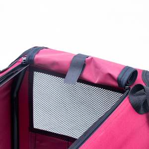 Bolsa de Transporte para Mascotas Personalizable, Caja Plegable para Perros, Jaula Segura con Marco Metálico Trasero para Automóvil - Product Image 4