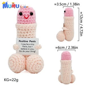Juguete Amigurumi de Ganchillo Hecho a Mano, Diseño de Pene, Personalizado, al por Mayor, para Adultos, Regalo, Fiesta de Halloween, Despedida de Soltera - Product Image 2