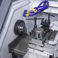 Tour à métaux CNC horizontal entièrement automatique CK6132, 3 axes, léger, commande GSK, guides rigides, banc plat, haute précision