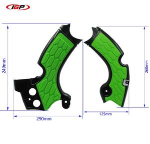 Housse de protection de cadre de moteur en plastique vert pour moto, pour <span class=keywords><strong>KAWASAKI</strong></span> KXF250 KX250F 2015-2018 - Product Image 5