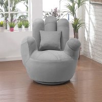 Canapé en PU en forme de main à cinq doigts, design minimaliste moderne, mobilier de salon pour petit appartement, balcon, ordinateur